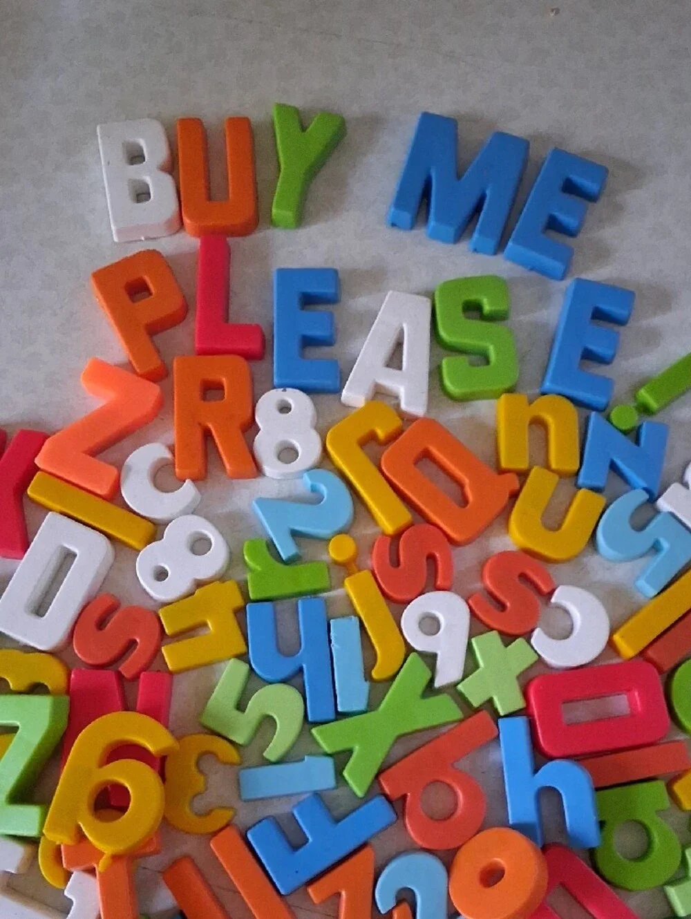 Colorful Magnetic Alphabet Letters - Multicolor Kids Learning Toy